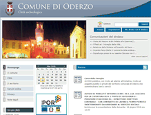 Tablet Screenshot of comune.oderzo.tv.it